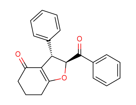 (+/-)-trans-2-benzoyl-3-phenyl-2,3,6,7-tetrahydrobenzo-furan-4(5H)-one