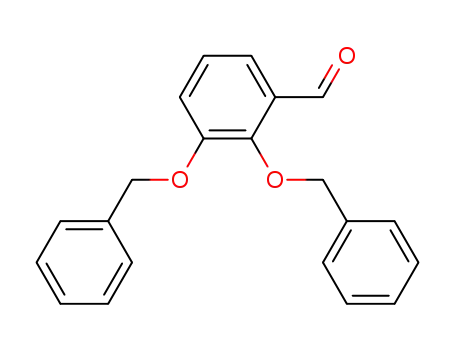 Molecular Structure of 5779-91-9 (Benzaldehyde, 2,3-bis(phenylmethoxy)-)