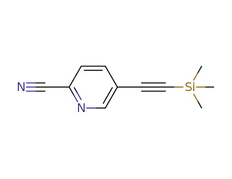 5-[(trimethylsilyl)ethynyl]pyridine-2-carbonitrile