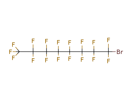 423-55-2,PERFLUOROOCTYL BROMIDE,Octane,1-bromoheptadecafluoro- (8CI);1-Bromoheptadecafluorooctane;1-Bromoperfluorooctane;AF 0104;AFO 150;FO 6167;Foralkyl Br 8;Imagent;Imagent BP;Oxygent;Oxygent CA;Oxygent HT;PFOB;Perflubron;Perfluoroctylbromide;Perfluorooctyl bromide;n-Perfluorooctyl bromide;
