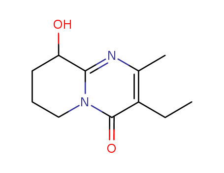 3-ethyl-9-hydroxy-2-methyl-4H,6H,7H,8H,9H-pyrido[1,2-a]pyrimidin-4-one