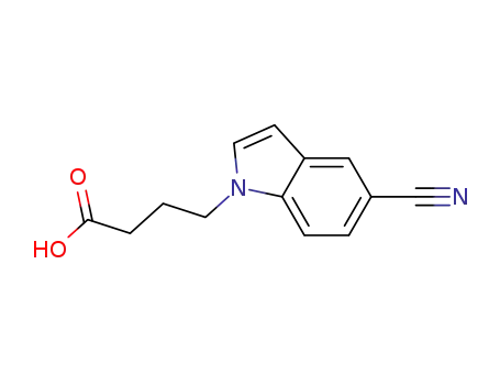 4-(5-cyano-1H-indol-1-yl)butanoic acid