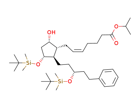 (Z)-isopropyl 7-((1R,2R,3R,5S)-3-(tert-butyldimethylsilyloxy)-2-((R)-3-(tert-butyldimethylsilyloxy)-5-phenylpentyl)-5-hydroxycyclopentyl)hept-5-enoate