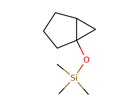 Molecular Structure of 50338-46-0 (Silane, (bicyclo[3.1.0]hex-1-yloxy)trimethyl- (9CI))