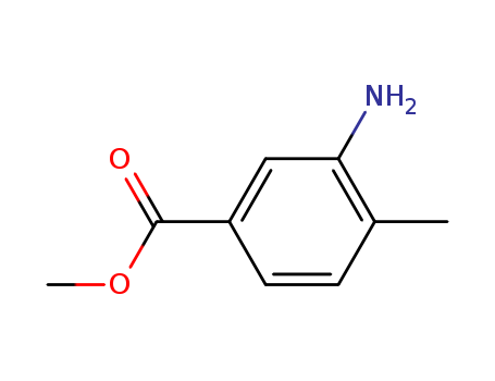 18595-18-1,Methyl 3-amino-4-methylbenzoate,p-Toluicacid, 3-amino-, methyl ester (6CI,8CI);2-Methyl-5-methoxycarbonylaniline;3-Amino-4-methylbenzoic acid methyl ester;Benzoic acid,3-amino-4-methyl-, methyl ester;NSC356832;