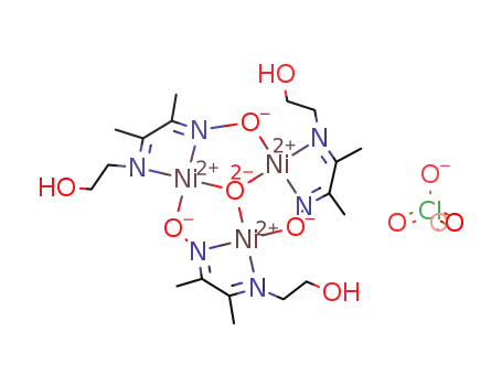 [Ni(2-(2-hydroxymethyl)amino-3-oximobutane(1-))3(μ3-O)]ClO4