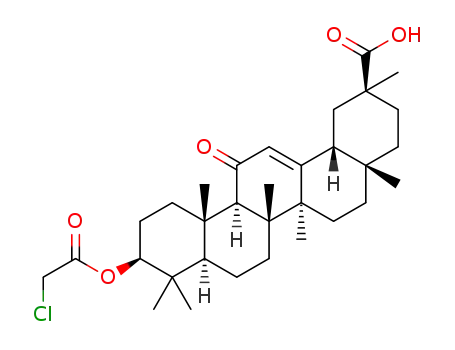 (3β)‐(2‐chloroacetyloxy)‐11‐oxo‐olean‐12‐en‐30‐oic acid