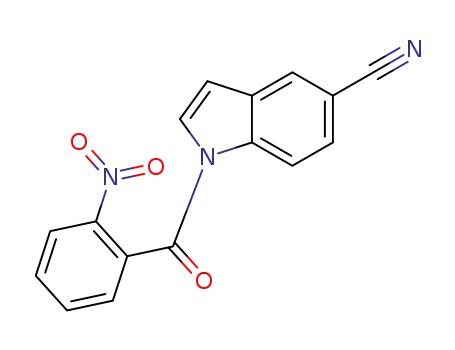 1-(2-nitrobenzoyl)-1H-indole-5-carbonitrile