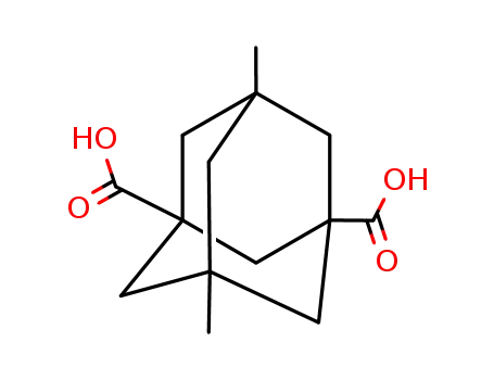 Molecular Structure of 13928-68-2 (5,7-DIMETHYLADAMANTANE-1,3-DICARBOXYLIC ACID)