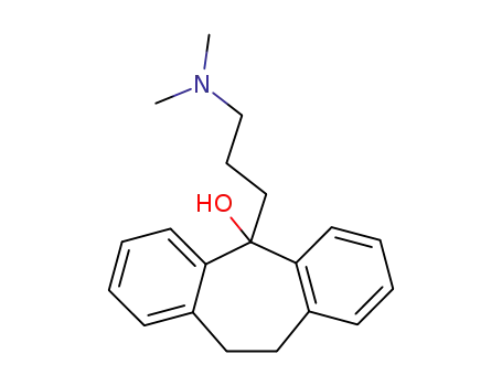 Molecular Structure of 1159-03-1 (5-(3-DIMETHYLAMINOPROPYL)-10,11-DIHYDRO-5H-DIBENZO[A,D]CYCLOHEPTEN-5-OL)