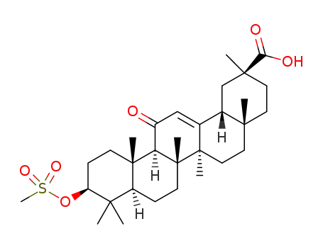 (3β)-3-[(methylsulfonyl)oxy]-11-oxo-olean-12-en-30-oic acid