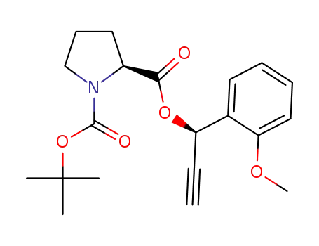 (S)-1-tert-butyl 2-((R)-1-(2-methoxyphenyl)prop-2-yn-1-yl)pyrrolidine-1,2-dicarboxylate