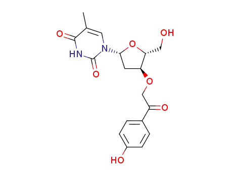 1-[(2R,4S,5R)-5-(hydroxymethyl)-4-[2-(4-hydroxyphenyl)-2-oxoethoxy]tetrahydrofuran-2-yl]-5-methylpyrimidine-2,4-dione