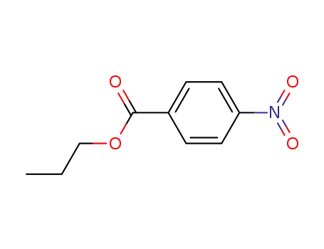 Molecular Structure of 94-22-4 (PROPYL 4-NITROBENZOATE)