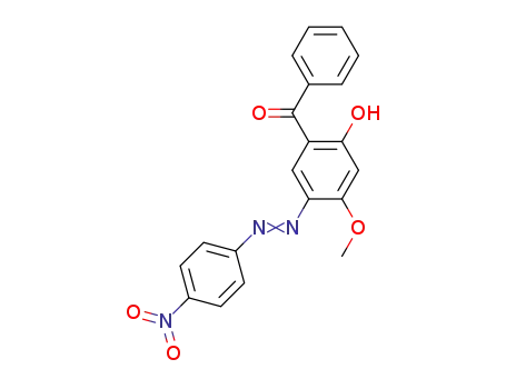 1-[2-hydroxy-4-methoxy-5-(4-nitrophenylazo)phenyl]-1-phenylmethanone