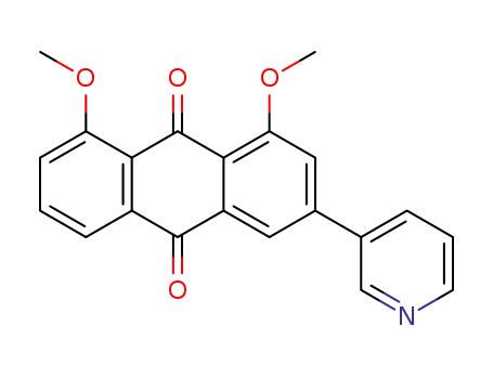 1,8-dimethoxy-3-(pyridin-3'-yl)-anthraquinone