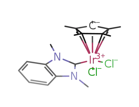 [dichlorido(1,3-dimethylbenzimidazol-2-ylidene)(η5-pentamethylcyclopentadienyl)iridium(III)]