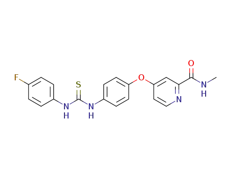 4-(4-(3-(4-fluorophenyl)thioureido)phenoxy)-N-methylpicolinamide