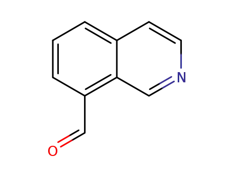 Molecular Structure of 787615-01-4 (ISOQUINOLINE-8-CARBALDEHYDE)