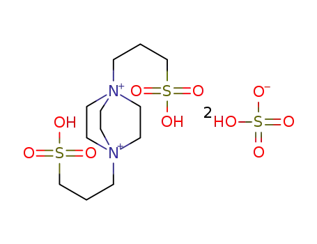N,N'-bis(3-sulfopropyl)triethylenediaminium bis(hydrogensulfate)