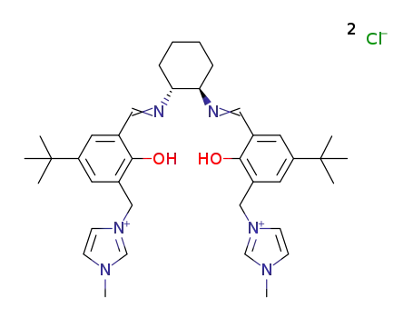 (R,R)-(-)-N,N′-bis(5-tert-butyl-3-((1-methyl-1H-imidazol-3-ium)-3-ylmethyl)salicylidene)-1,2-cyclohexanediamine dichloride