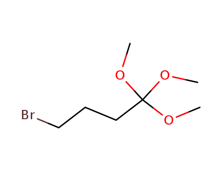 Molecular Structure of 55444-67-2 (4-BROMO-1,1,1-TRIMETHOXYBUTANE)