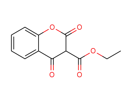 Molecular Structure of 66530-08-3 (2H-1-Benzopyran-3-carboxylic acid, 3,4-dihydro-2,4-dioxo-, ethyl ester)