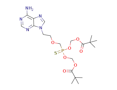 9-{2-[O,O'-bis(pivaloyloxymethyl)thiophosphonomethoxy]ethyl}adenine