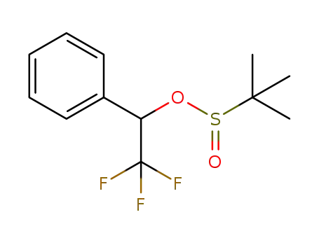 2,2,2-trifluoro-1-phenylethyl 2-methylpropane-2-sulfinate