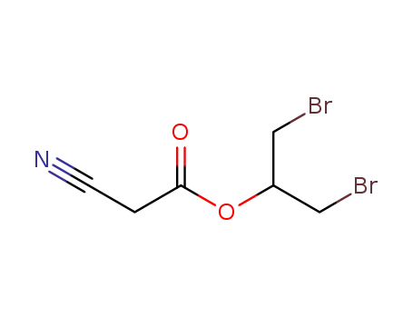 2-bromo-1-(bromomethyl)ethyl cyanoacetate