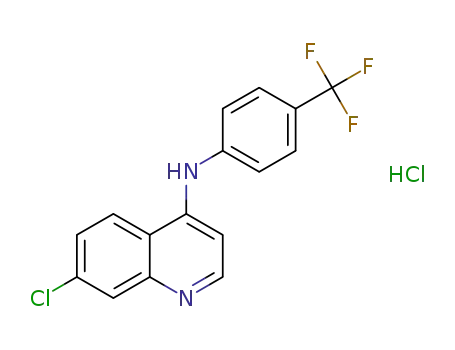 4-((4-trifluoromethylphenyl)amino)-7-chloroquinolinium chloride