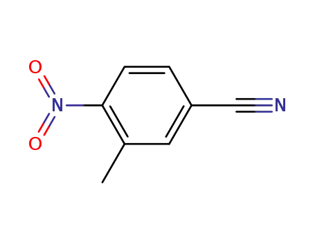 Molecular Structure of 96784-54-2 (3-Methyl-4-nitrobenzonitrile)