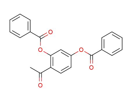Molecular Structure of 66832-97-1 (1-(2,4-Bis(benzoyloxy)phenyl)ethanone)