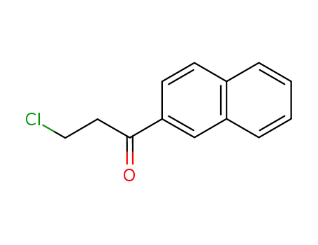 Molecular Structure of 22422-70-4 (1-Propanone, 3-chloro-1-(2-naphthalenyl)-)
