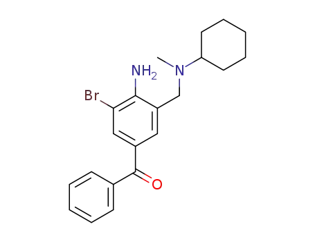 4-benzoyl-2-bromo-6-{[cyclohexyl(methyl)amino]methyl}aniline