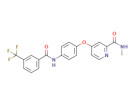 N-methyl-4-(4-(3-(trifluoromethyl)benzamido)phenoxy)picolinamide