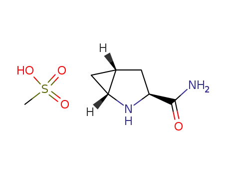 L-trans-4,5-methanoprolineamide methanesulfonic acid salt