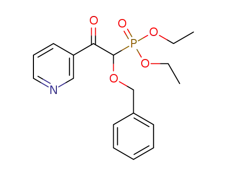 diethyl [1-benzyloxy-2-oxo-2-(pyridin-3-yl)ethyl]phosphonate
