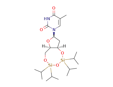5-methyl-1-((6aR,8R,9aR)-2,2,4,4-tetraisopropyltetrahydro-6H-furo[3,2-f][1,3,5,2,4]trioxadisilocin-8-yl)pyrimidine-2,4(1H,3H)-dione
