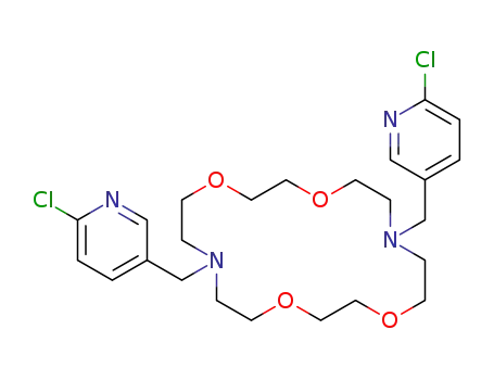 7,16-bis[(6-chloropyridin-3-yl)methyl]-1,4,10,13-tetraoxa-7,16-diazacyclooctadecane