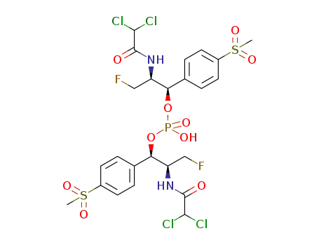 bis((1R,2S)-2-(2,2-dichloroacetamido)-3-fluoro-1-(4-(methylsulfonyl)phenyl)propyl) hydrogen phosphate