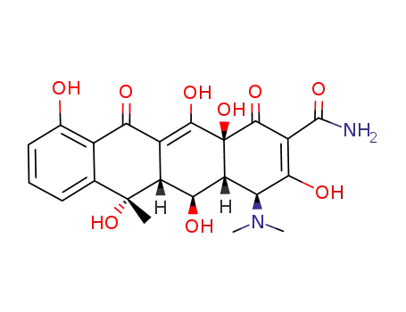 Molecular Structure of 79-57-2 (Oxytetracycline)