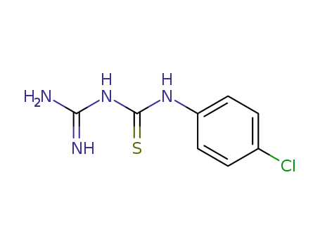Molecular Structure of 7464-17-7 (1-(4-chlorophenyl)-3-(diaminomethylidene)thiourea)