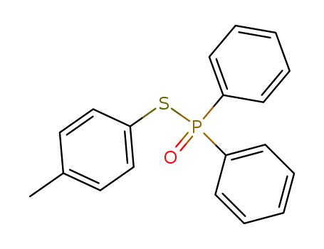 Phosphinothioic acid, diphenyl-, S-(4-methylphenyl) ester
