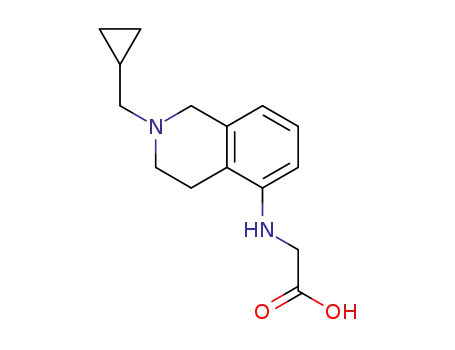 (2-cyclopropylmethyl-1,2,3,4-tetrahydroisoquinolin-5-ylamino)acetic acid