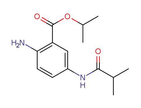 1-methylethyl 2-amino-5-(2-methylpropanamido)benzoate