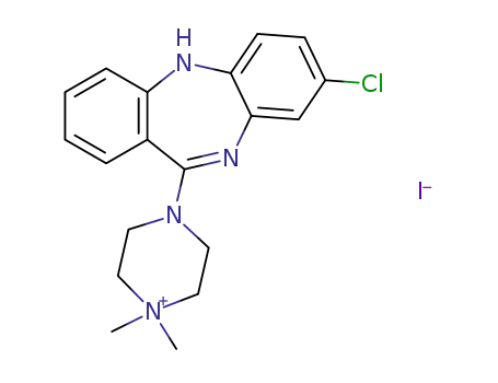 4-(8-chloro-5H-dibenzo[b,e][1,4]diazepin-11-yl)-1,1-dimethylpiperazin-1-ium iodide