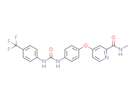 N-methyl-4-(4-(3-(4-(trifluoromethyl)phenyl)ureido)phenoxy)pyridine-2-carboxamide