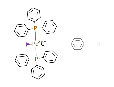iodo((4-cyanophenyl)butadiynyl)bis(triphenylphosphine)palladium