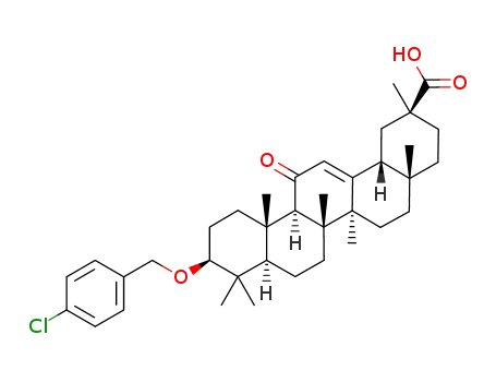 3-(4-chloro-benzyloxy)-11-oxoolean-12-ene-29-oic acid